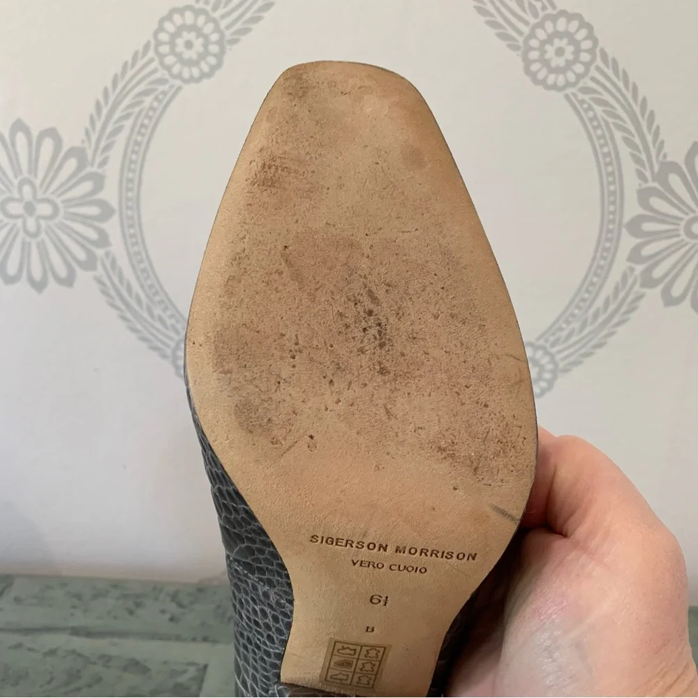 Sigerson Morrison Shoes Heels Gray 6.5